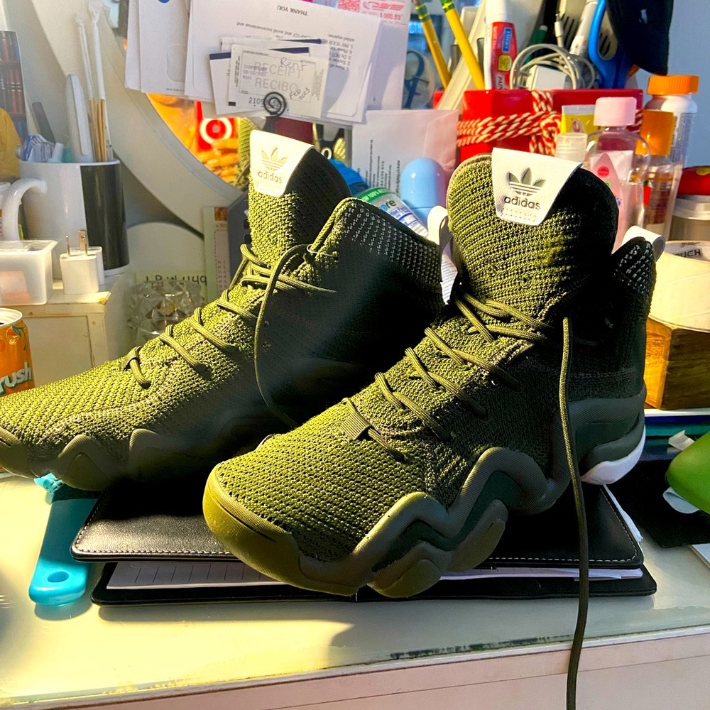 It olive green